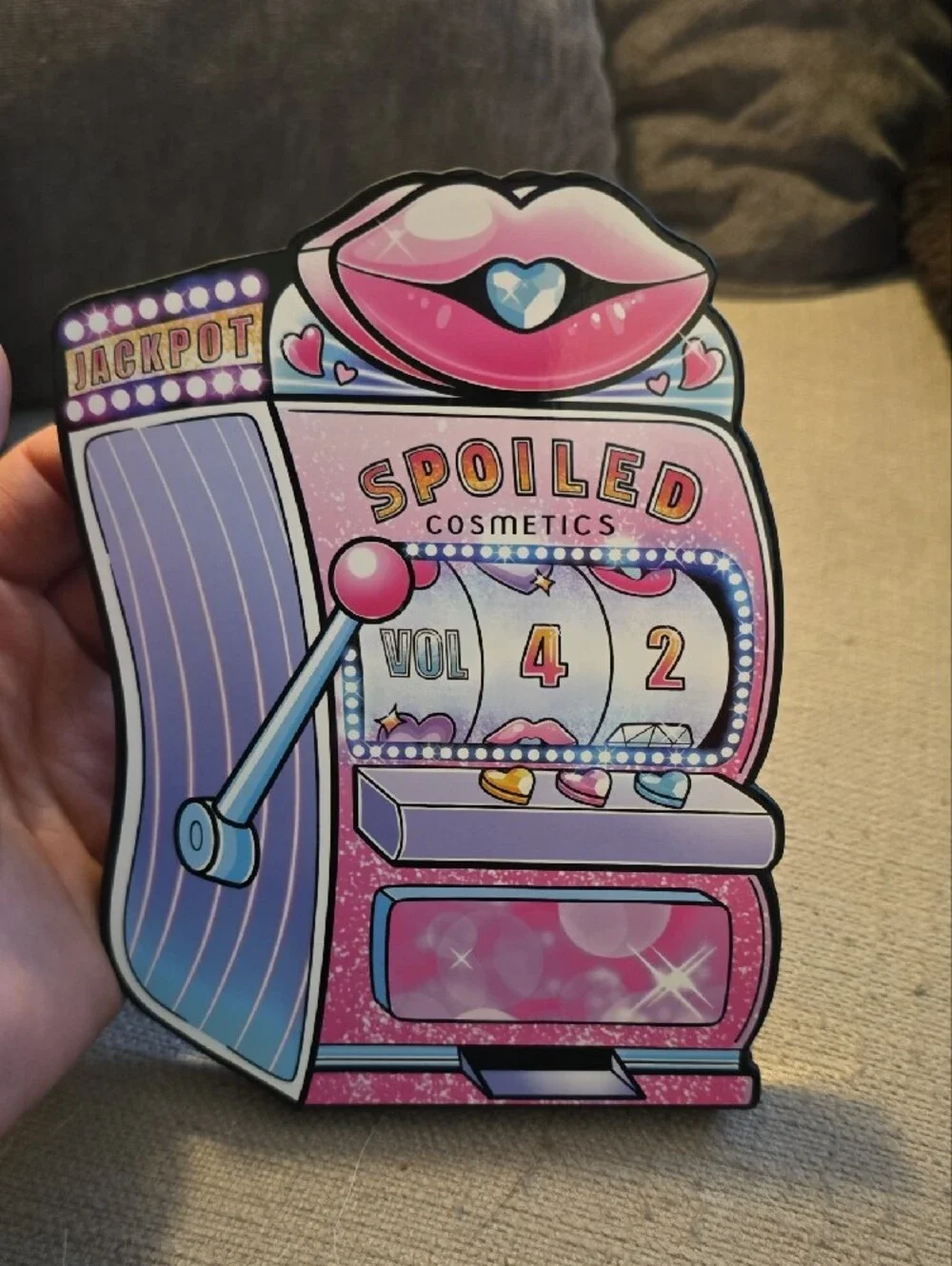 Spoiled Cosmetics shimmering palette
